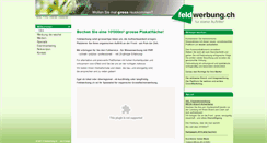 Desktop Screenshot of feldwerbung.ch